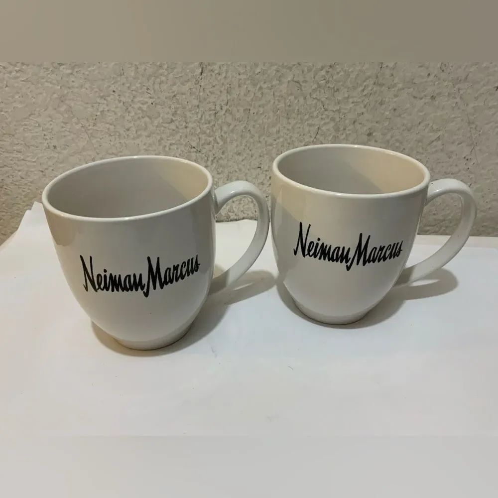 2 Coffee Mug Cup Neiman Marcus Store Shop M Ware